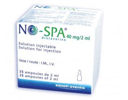 NO SPA 40 mg. 2 ml. 25 ampules
